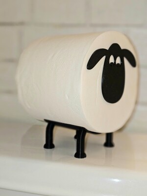 Sheep Toilet Paper Roll Holder- Fun Bathroom Decor, Toilet Roll Holder, Toilet Paper Holder, Unique Housewarming Gift, Bathroom Decor - image3
